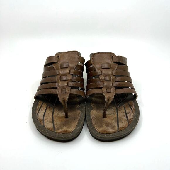 Teva Cabrillo Leather Wedge Sandals Brown Leather Women's 8 US - Picture 5 of 9